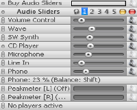 Audio Sliders