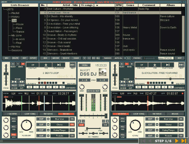  Download on Dss Dj Is A Mp3 Beat Mixing Software With Vinyl Simulation