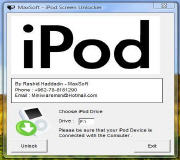 MaxSoft iPod Screen Unlocker