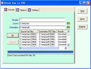 Fax to PDF converter