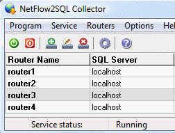 NetFlow2SQL Collector