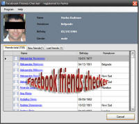 Facebook Friends Checker