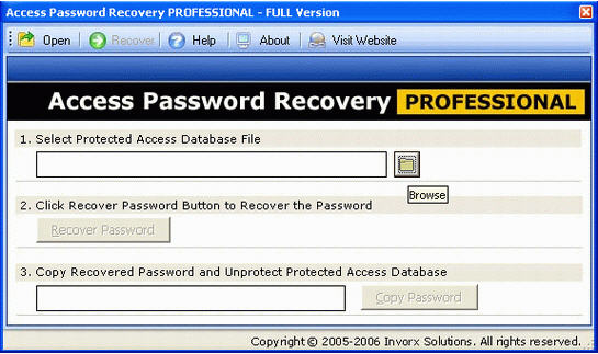 filemaker pro password recovery