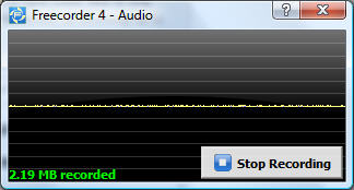 record Web Audio using Freecorder.