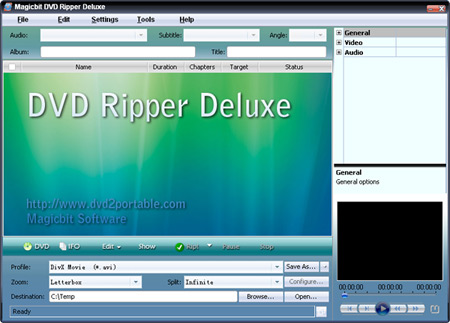 Dvd Ripper Deluxe Rip Dvd To Mp4 Dvd To 3gp Ipod Psp Vob Mpeg2 Avi Mp3