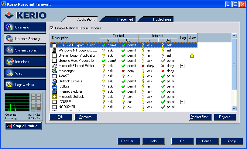 Kerio Firewall -  4