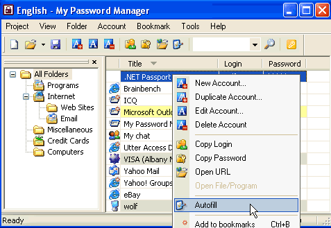 My Password Manager help you manage and protect Password