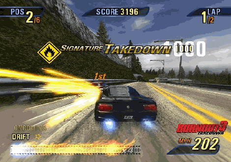 Video Games Burnout 3 Takedown