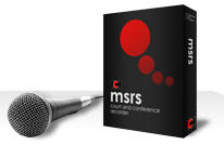 MSRS Court and Conference Recorder