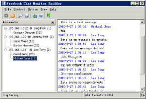 Facebook Chat Monitor Sniffer