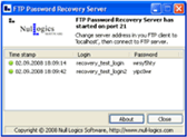 FTP Password Recovery Server