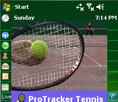 ProTracker Tennis for PocketPC