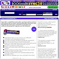 Sync2It's BookmarkSync for Mac OS X 