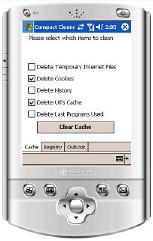 Compact Cleaner for pocket pc