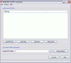 Aide PDF to DXF Converter