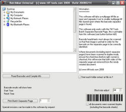 barcode batch separation