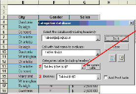 Categorizing Data for Excel