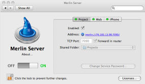 Mac Merlin Server