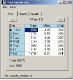 Pedometer Log