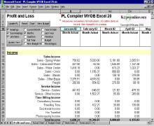 PL Compiler MYOB Excel