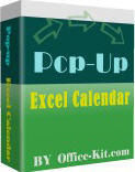 Pop-up Excel Calendar