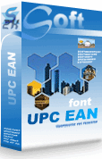 UPC EAN Barcode Font