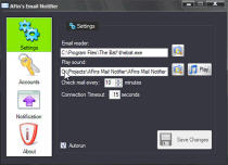 AFin's Email Notifier