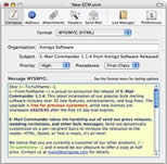 Mac E-Mail Commander