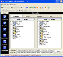 synchronizing Outlook PST files