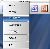 AccessBar: Desktop Organizer