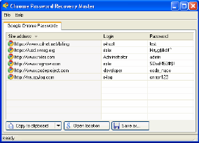 Chrome Password Recovery Master