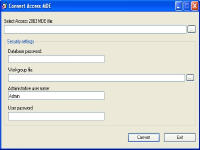 Access MDE converter