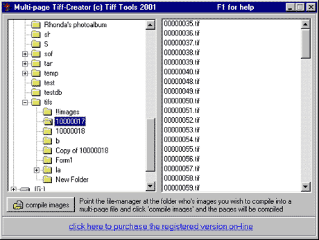 Multi-Page Tiff Creator