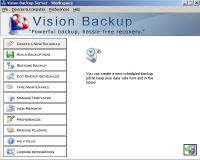Vision Backup Server w/ MS SQL & Exchange