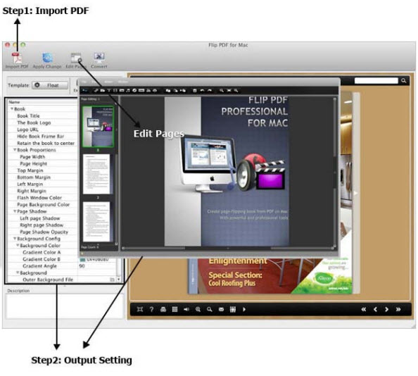 Convert PDF Files to Flash Flipbooks Step 1