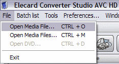 convert AVCHD files to MPEG-2 HDV.