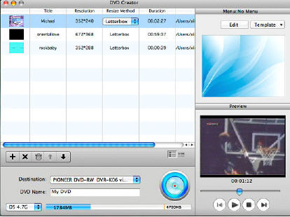 convert AVI to DVD on Mac.