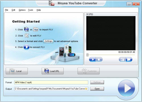 convert YouTube videos to MP4.