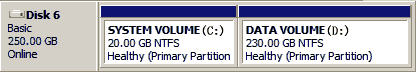 extend system partition on Server 2003/2000/2008.