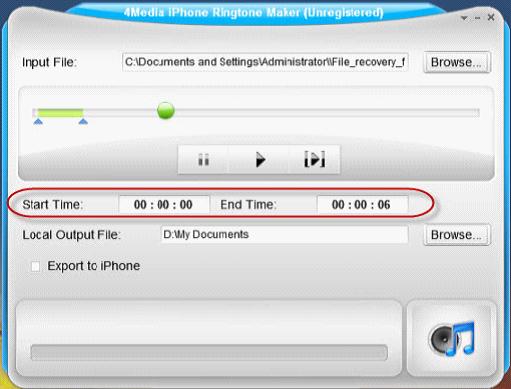 make your own iPhone ringtone from audio and video 2