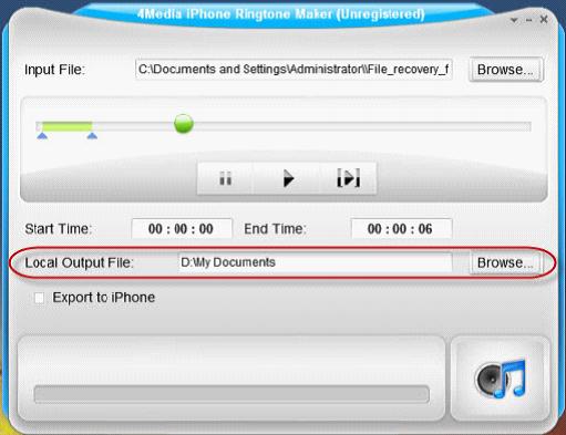 make your own iPhone ringtone from audio and video 3