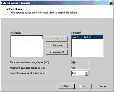 resize Windows Server 2008 partition.