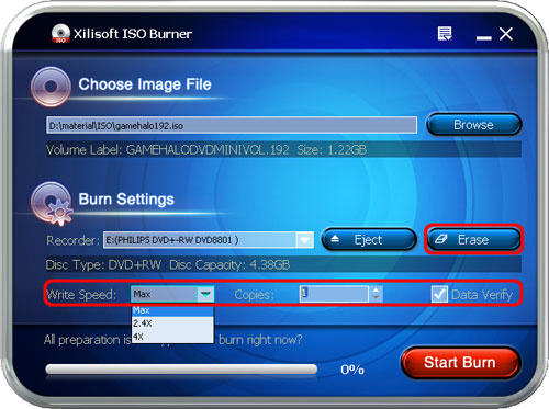 Xilisoft ISO Burner