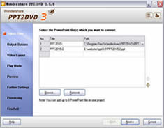 Convert PowerPoint to DVD