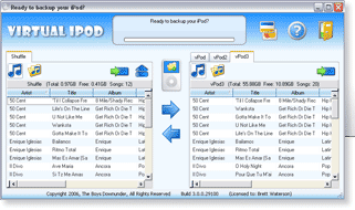 Virtual iPod - Backup iPod