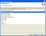 Predefined algorithms of data destruction