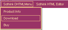 DHTML Menu Builder