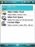 SecuWipe for Pocket PC
