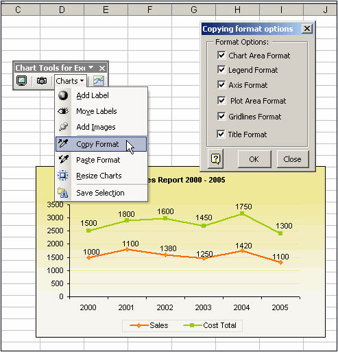 Chart Tools In Excel 2013