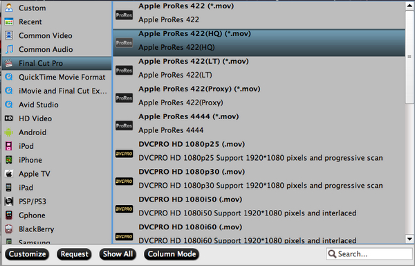 Choose output format.